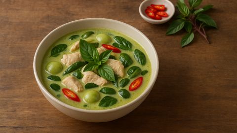 Green Curry (Gaeng Keow Wan) – Thai Coconut Chicken Curry 🥥🍛