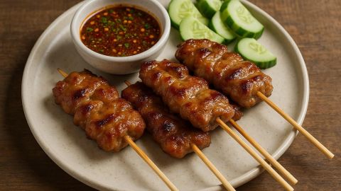 Moo Ping – Thai Grilled Pork Skewers