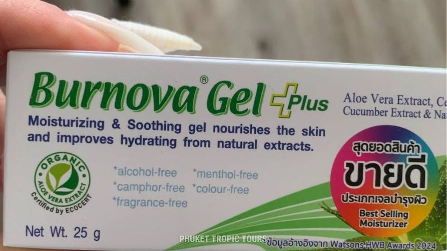 Burnova Gel Plus for sunburn relief – photo 5 Burnova Gel Plus for sunburn relief – photo 5