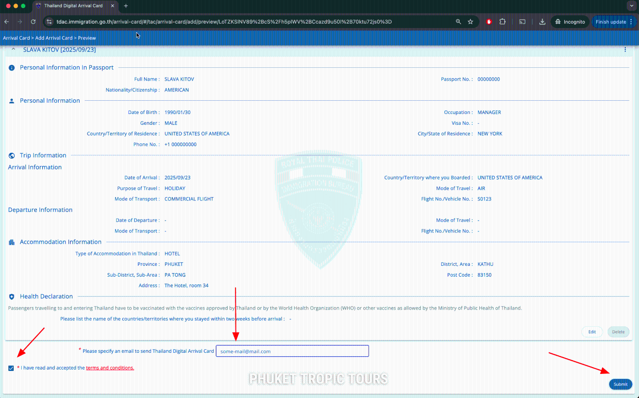 How to Get Thailand Digital Arrival Card for Free — No More Paper, No More Stress! - photo 6