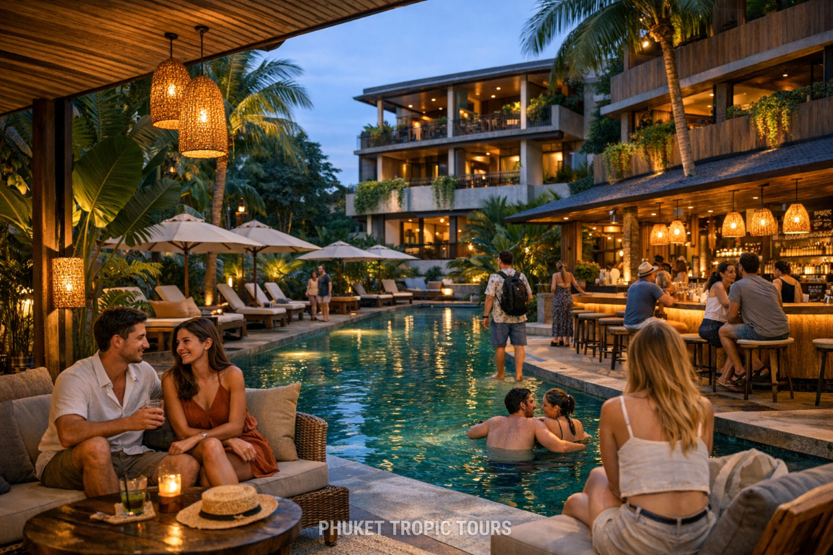 Modern lifestyle hotel in Phuket, part of southern Thailand's 2026 accommodation boom