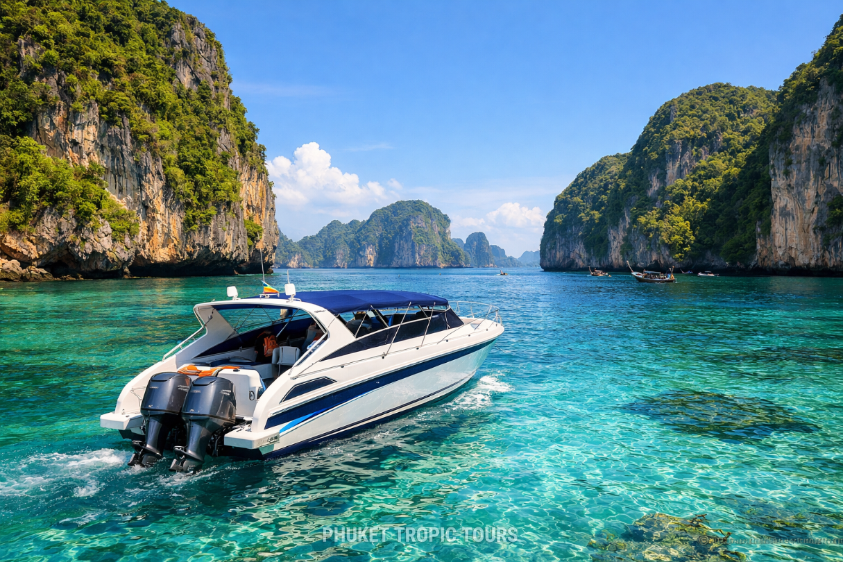 Best time to visit Phuket for island hopping calm sea near Phi Phi