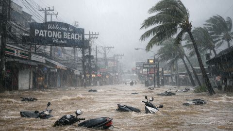 Phuket Flooding Hits All Three Districts in October 2026